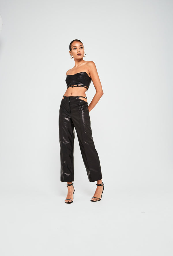 ROGUE CUT OUT TROUSERS BLACK