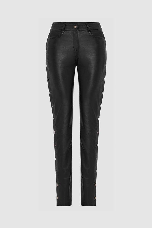 PRITCH_Chapter1_Leather_Popper_Trousers_Black