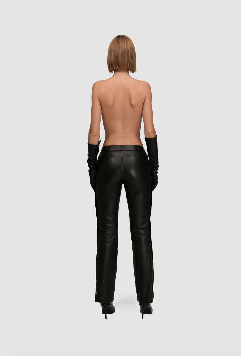 PRITCH_Chapter1_Leather_Popper_Trousers_Black