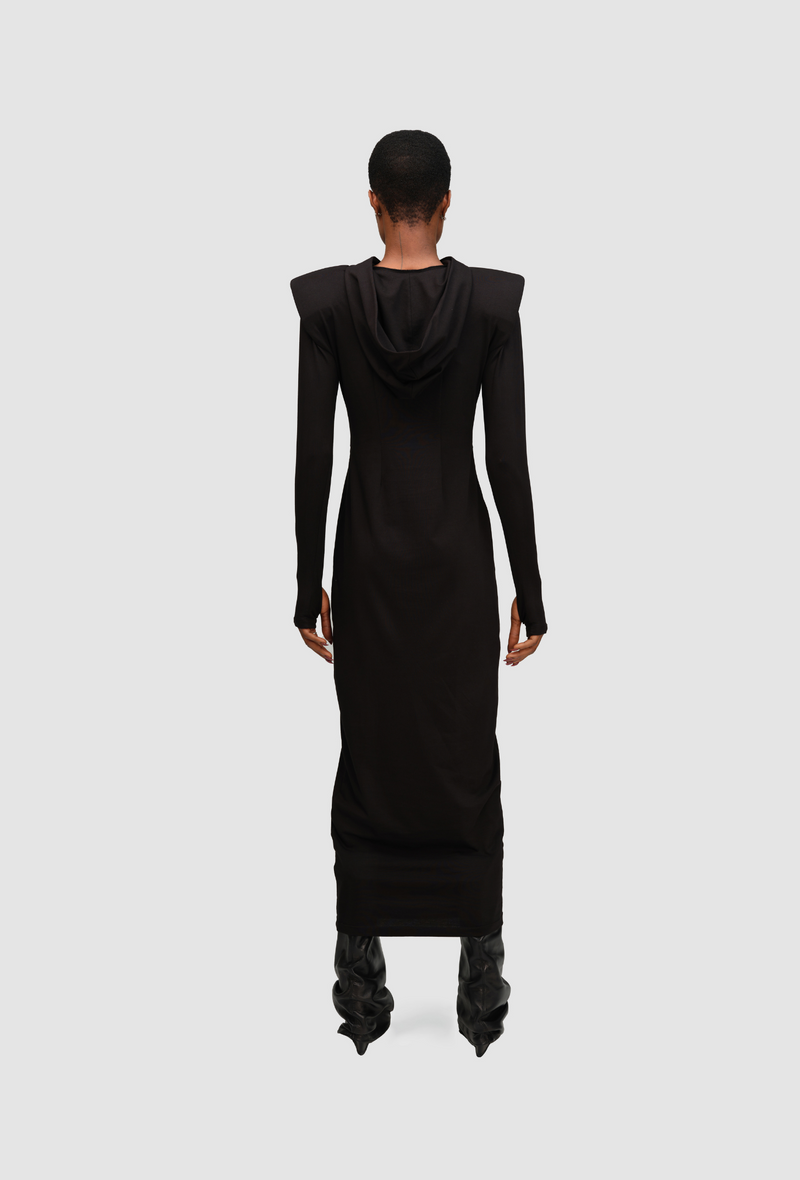 PRITCH_Chapter1_Maxi_Hooded_Dress_Black