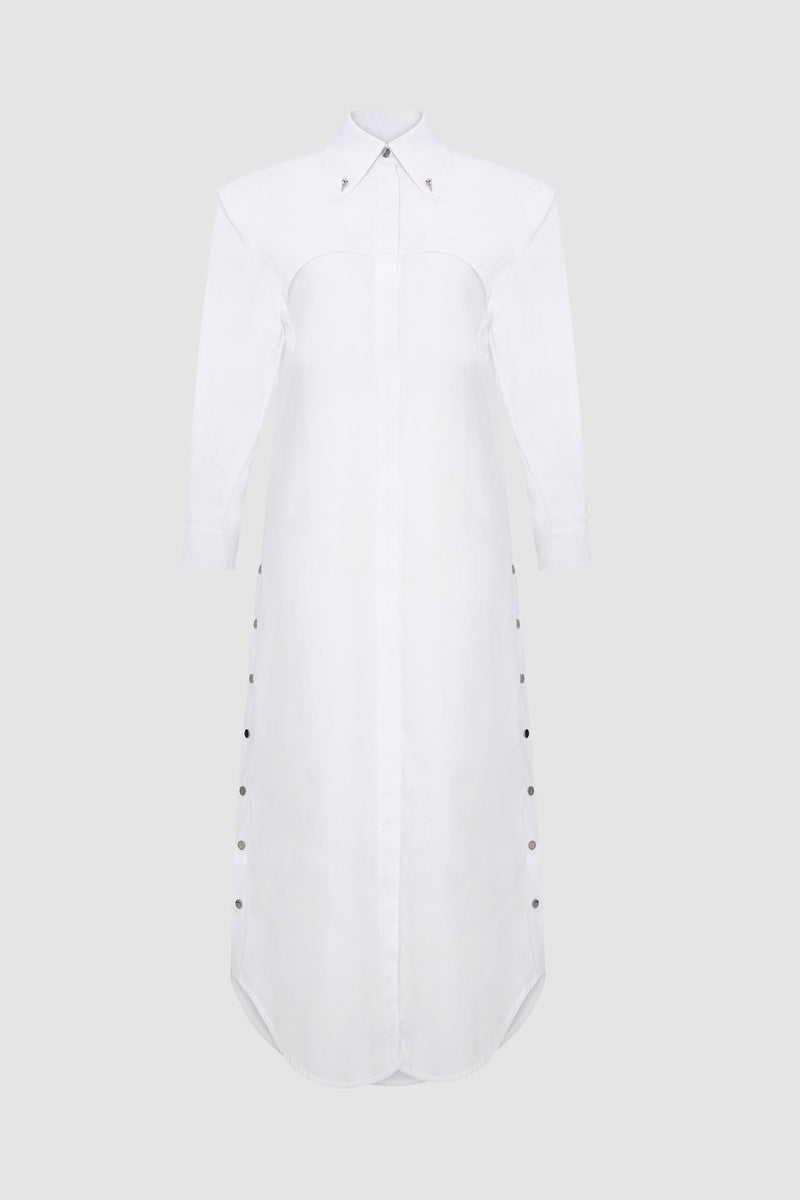 PRITCH_Chapter1_Raven_Shirt_Dress_White