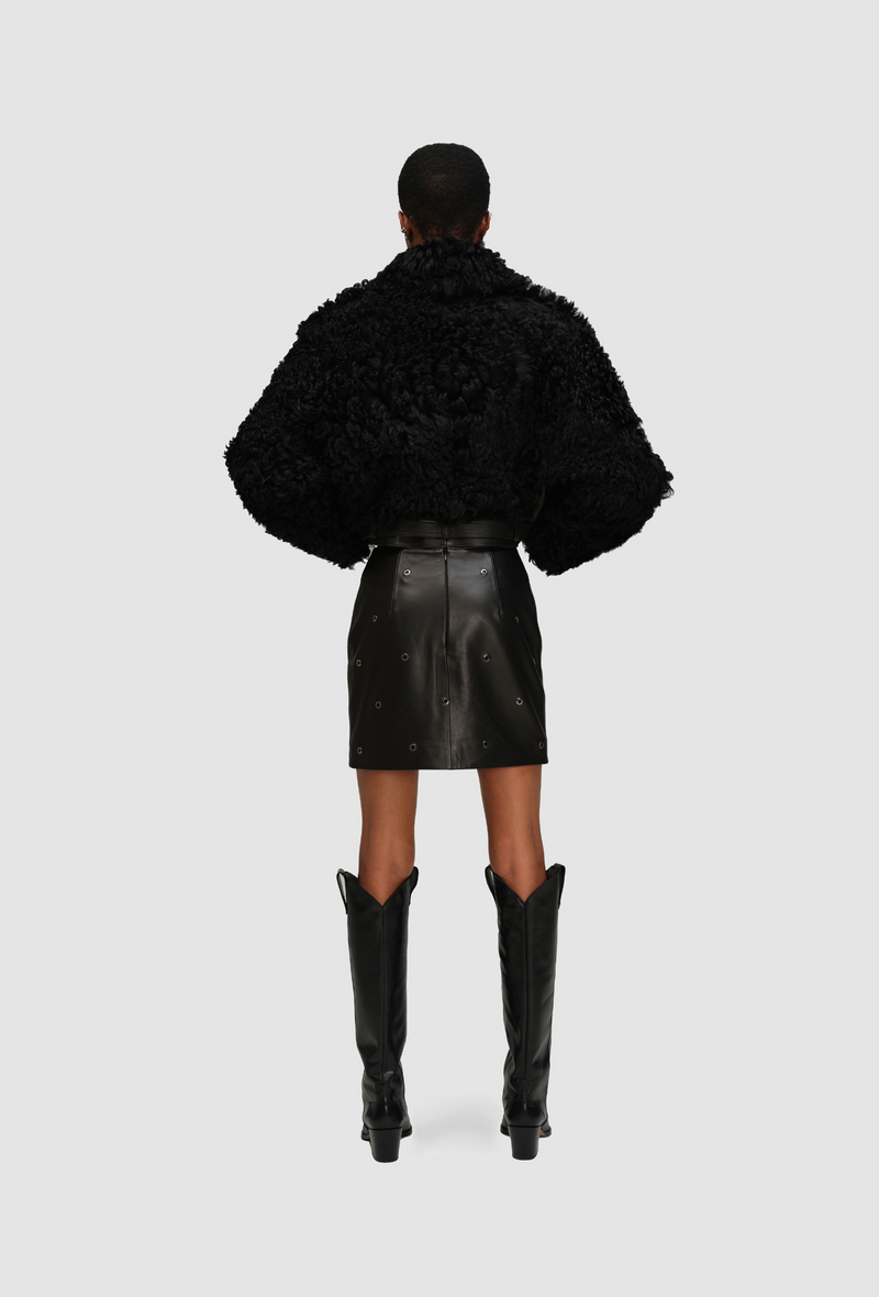 PRITCH_Chapter1_Studded_mini_leather_skirt_Black_Back