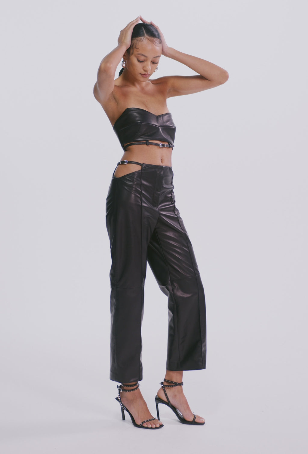 ROGUE CUT OUT TROUSERS BLACK