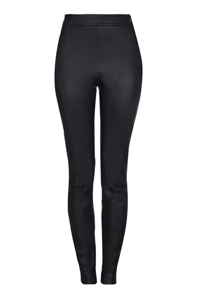 Leather leggings stretch cheap