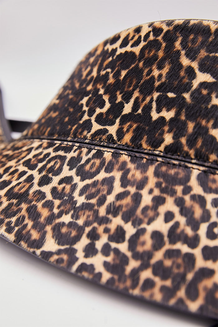 leopard print leather corset belt